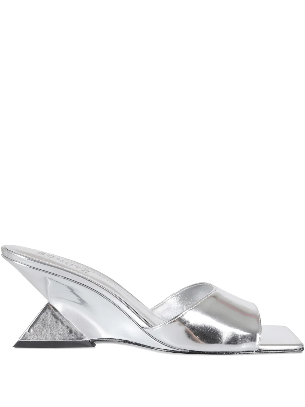 Schutz Abbie 70mm ミュール - シルバートーン Schutz Abbie 70mm ミュール - シルバートーン