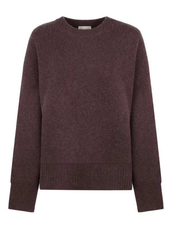 Le Kasha Ribbed-knit Cashmere Sweater in Purple