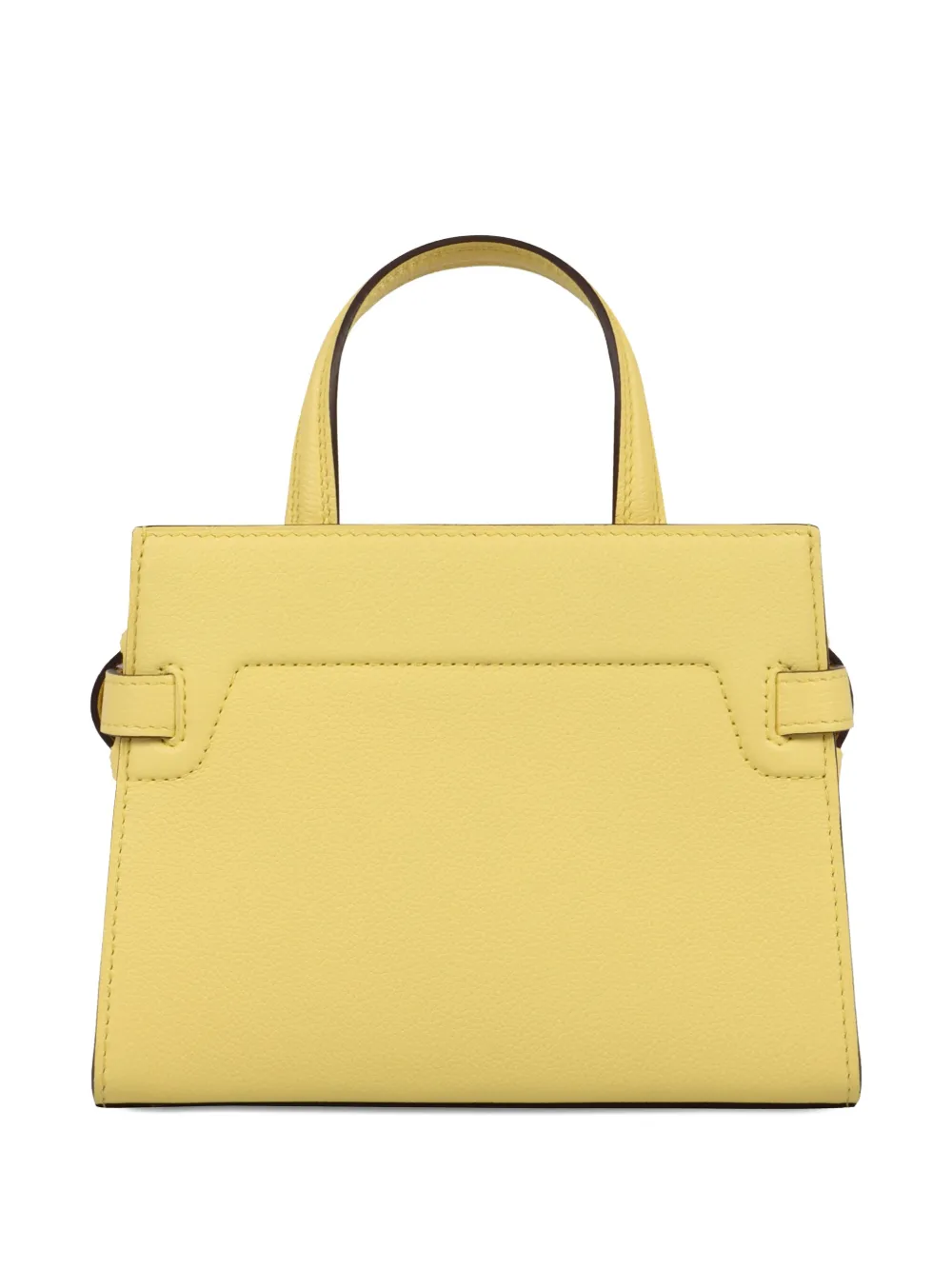 Delvaux Tempête leather handbag - Geel