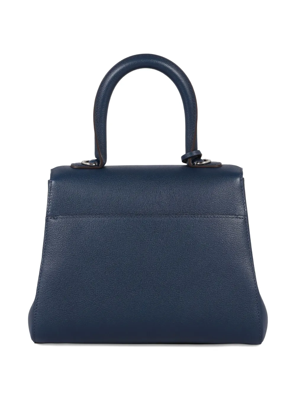 Delvaux Brillant PM leren tas met omslag - Blauw