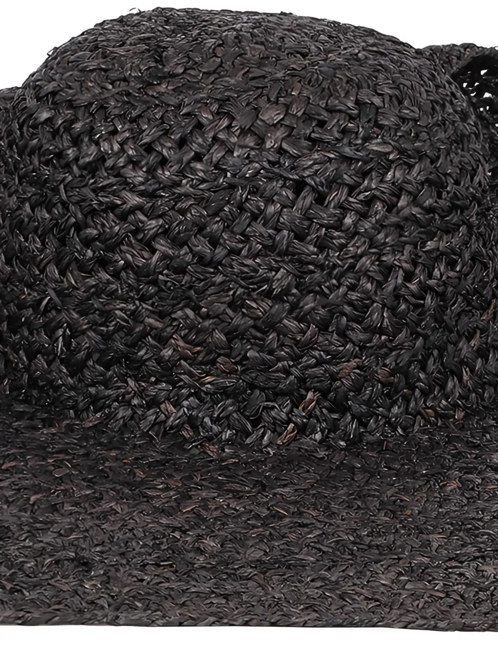 Ruslan Baginskiy raffia hat - Zwart