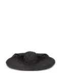 Ruslan Baginskiy raffia hat - Black
