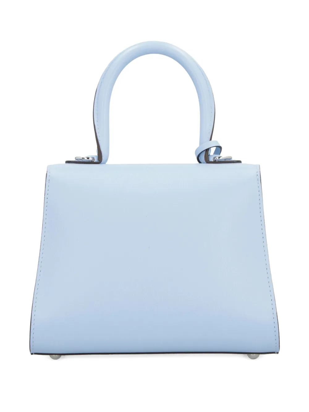 Delvaux mini Brillant leather tote bag - Blauw