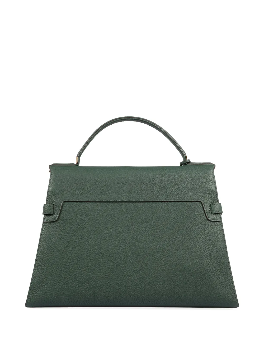 Delvaux Tempête leather tote bag - Groen