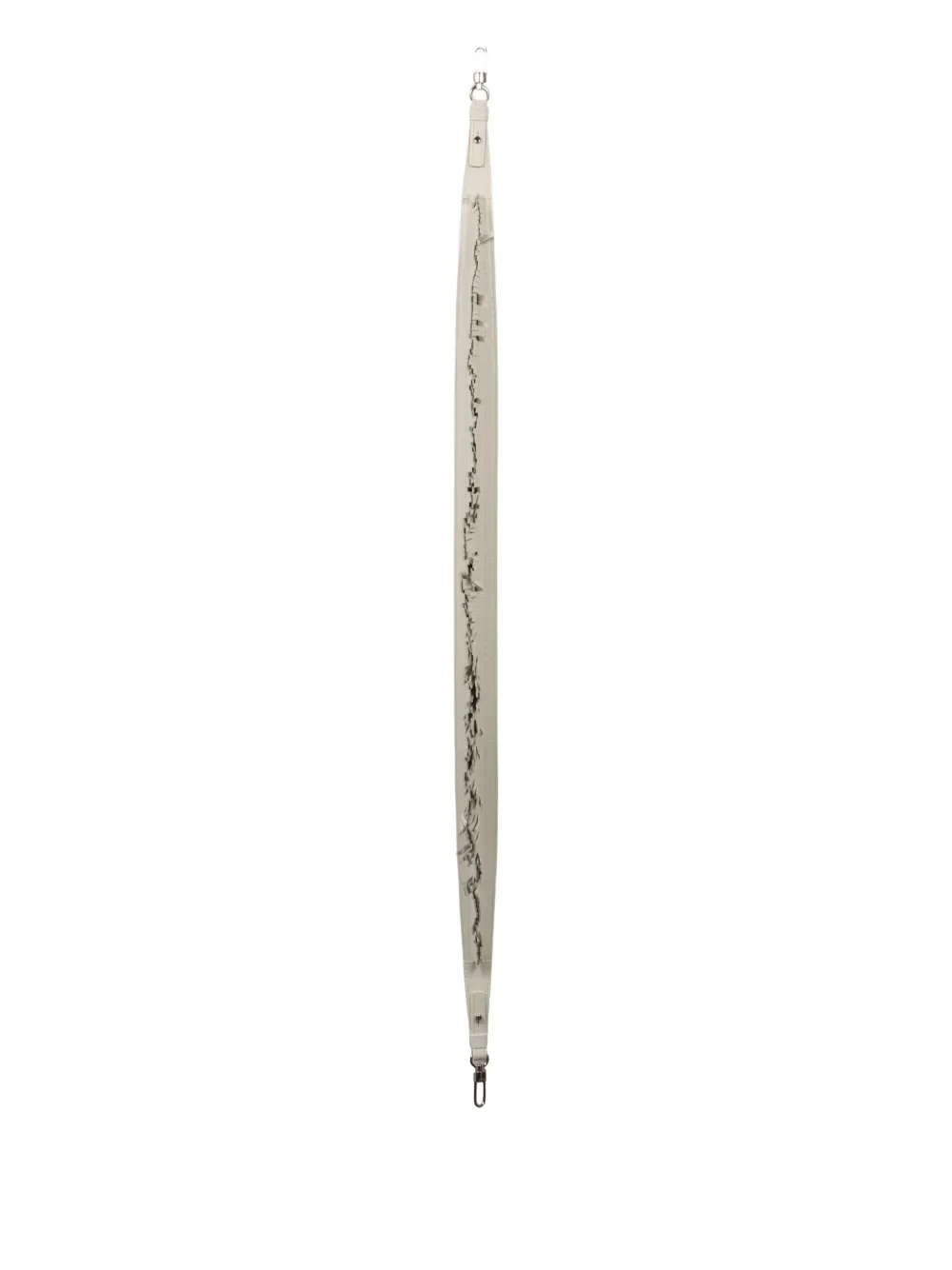 Delvaux leather shoulder strap | White | Image 1