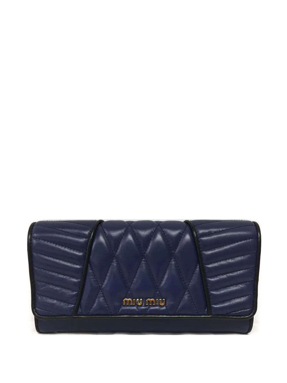 Miu Miu Gestepptes Portemonnaie | Blau | Image 1