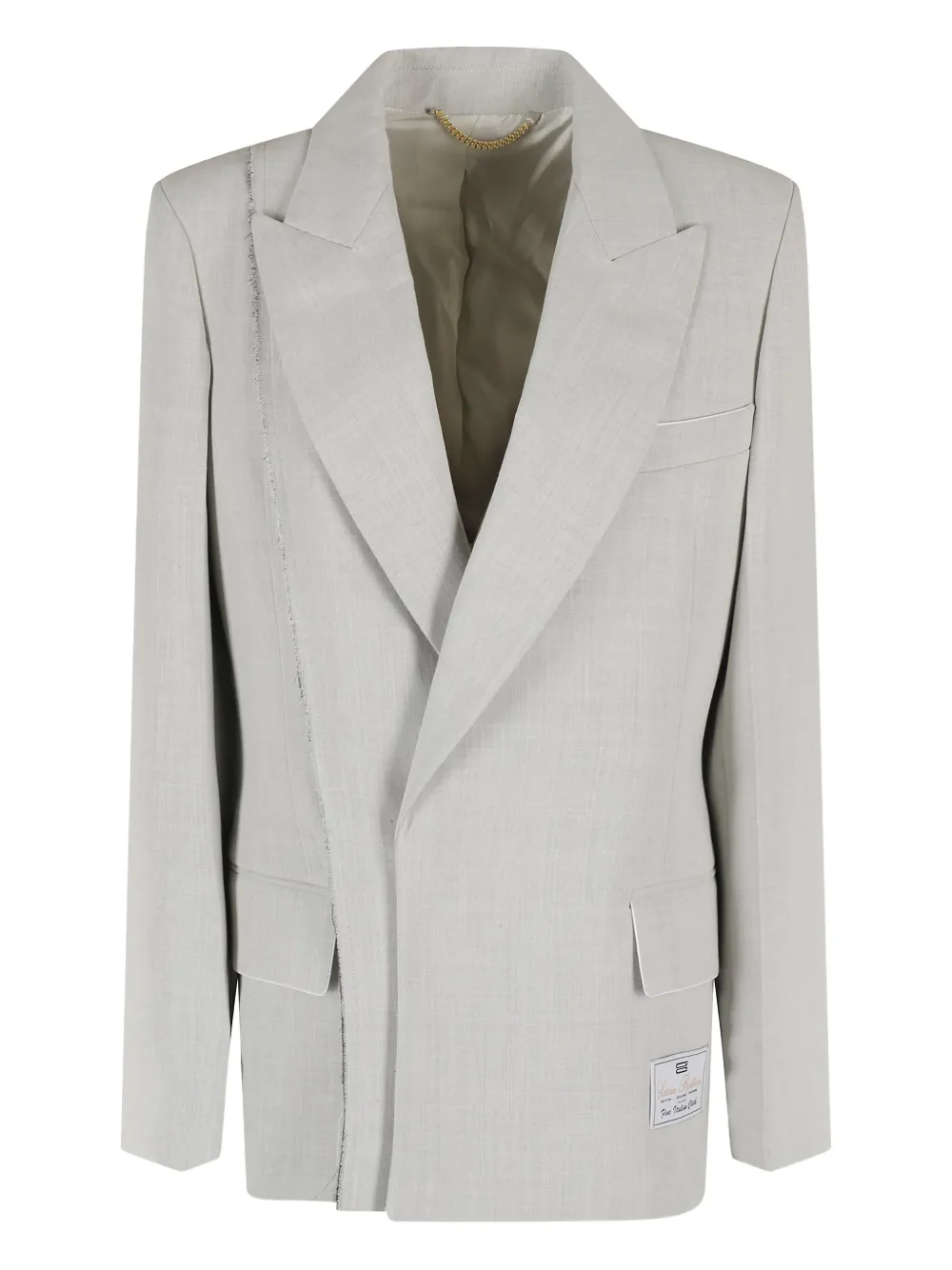 Shop Victoria Beckham Seam-embellished Blazer