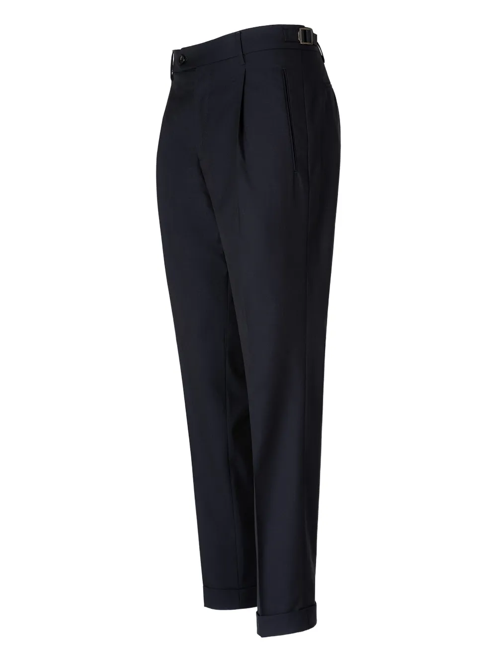Berwich Broek met geplooid detail Blauw