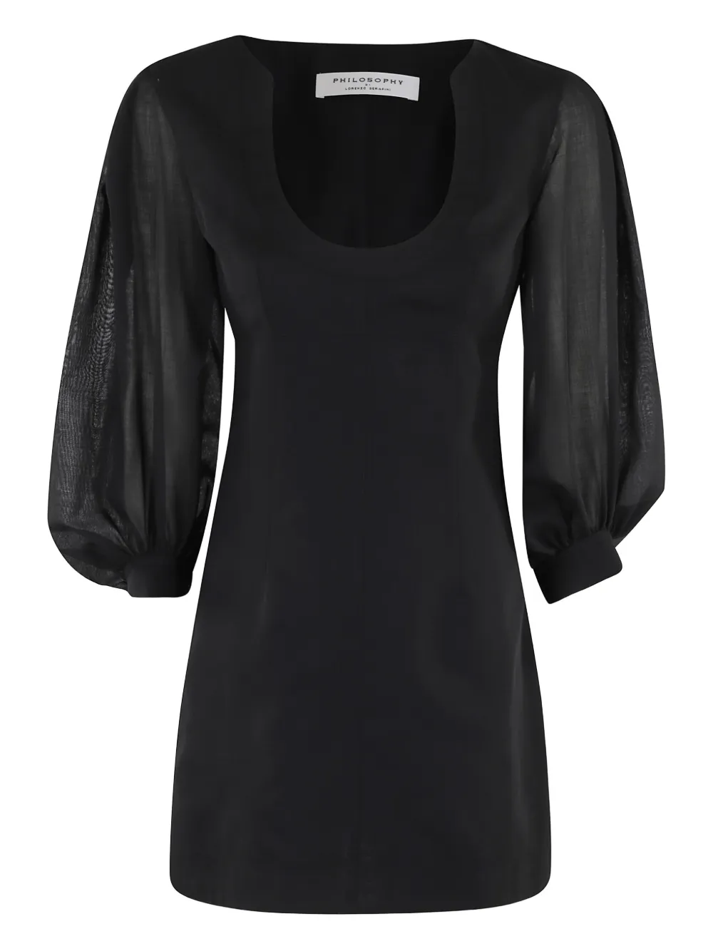 PHILOSOPHY DI LORENZO SERAFINI PUFF-SLEEVES DRESS
