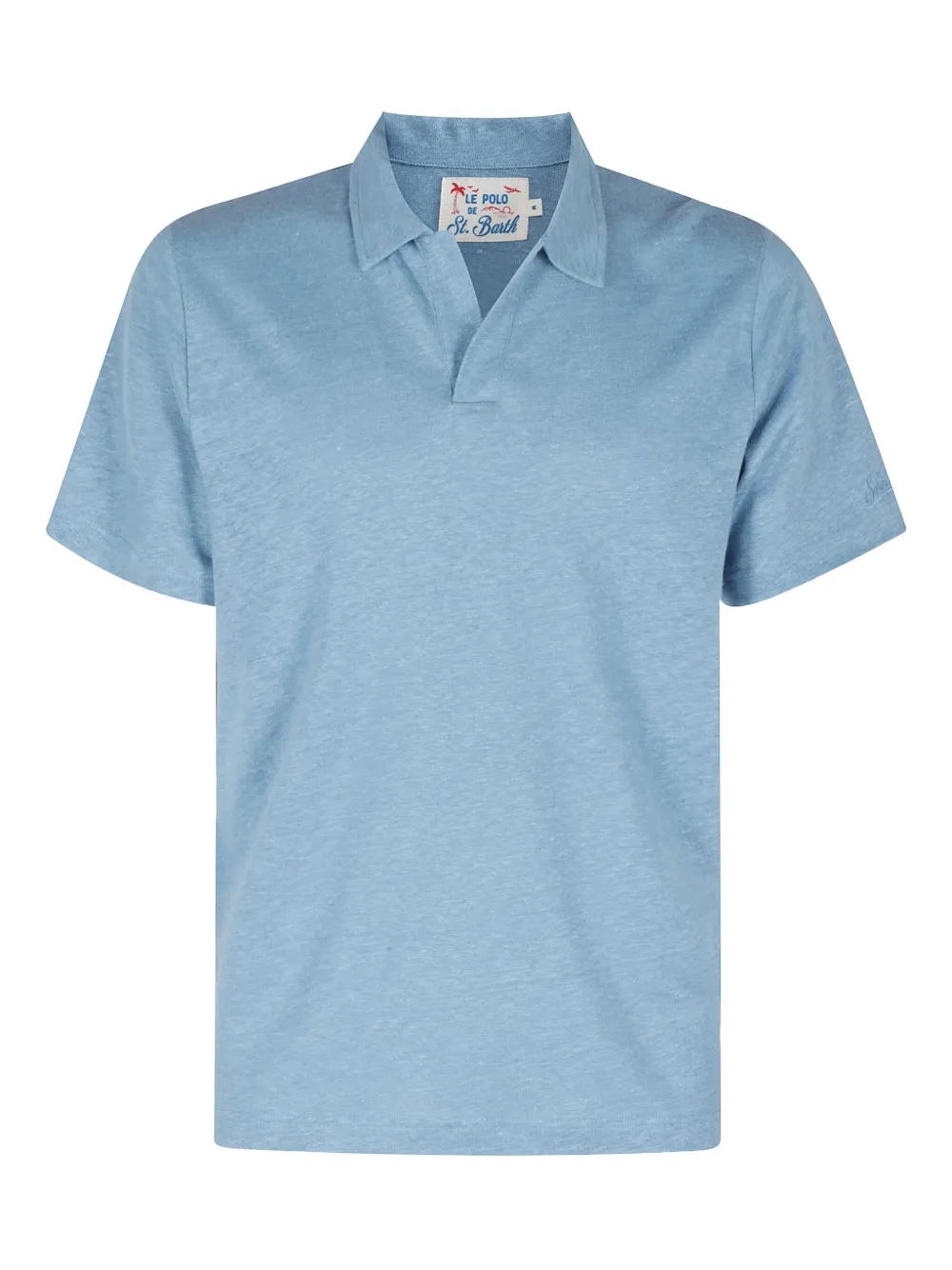 MC2 Saint Barth linen t-shirt Blauw