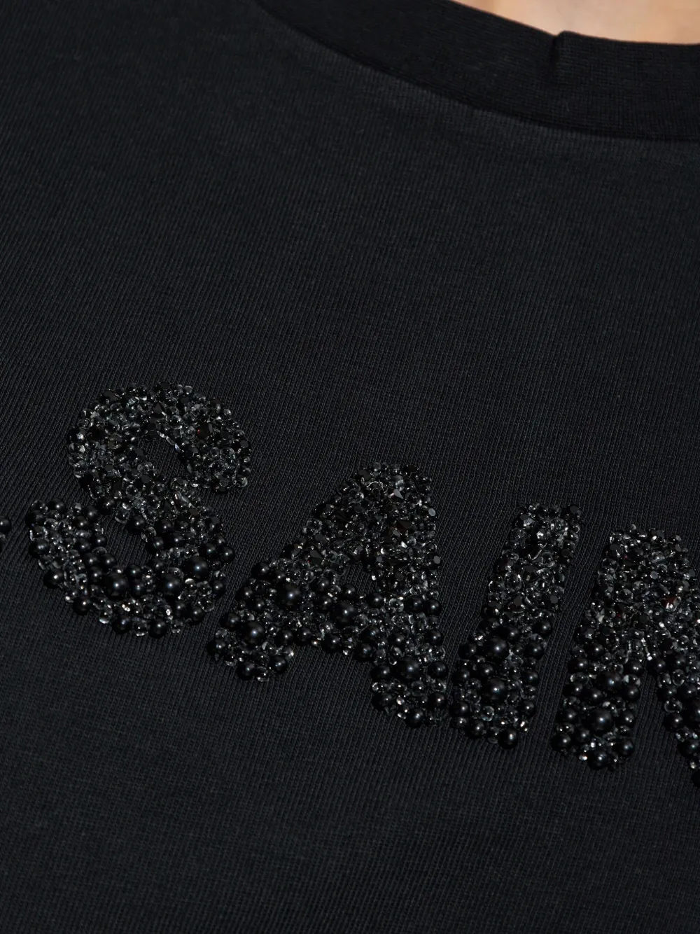 AllSaints T-shirt van biologisch katoen Zwart