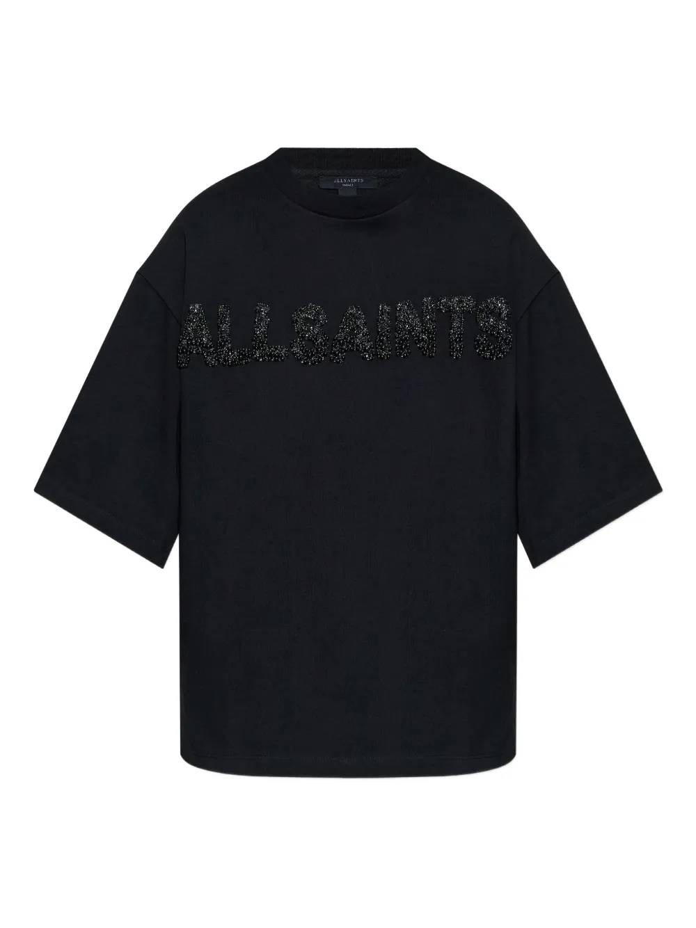 AllSaints organic cotton T-shirt | Black | Image 1