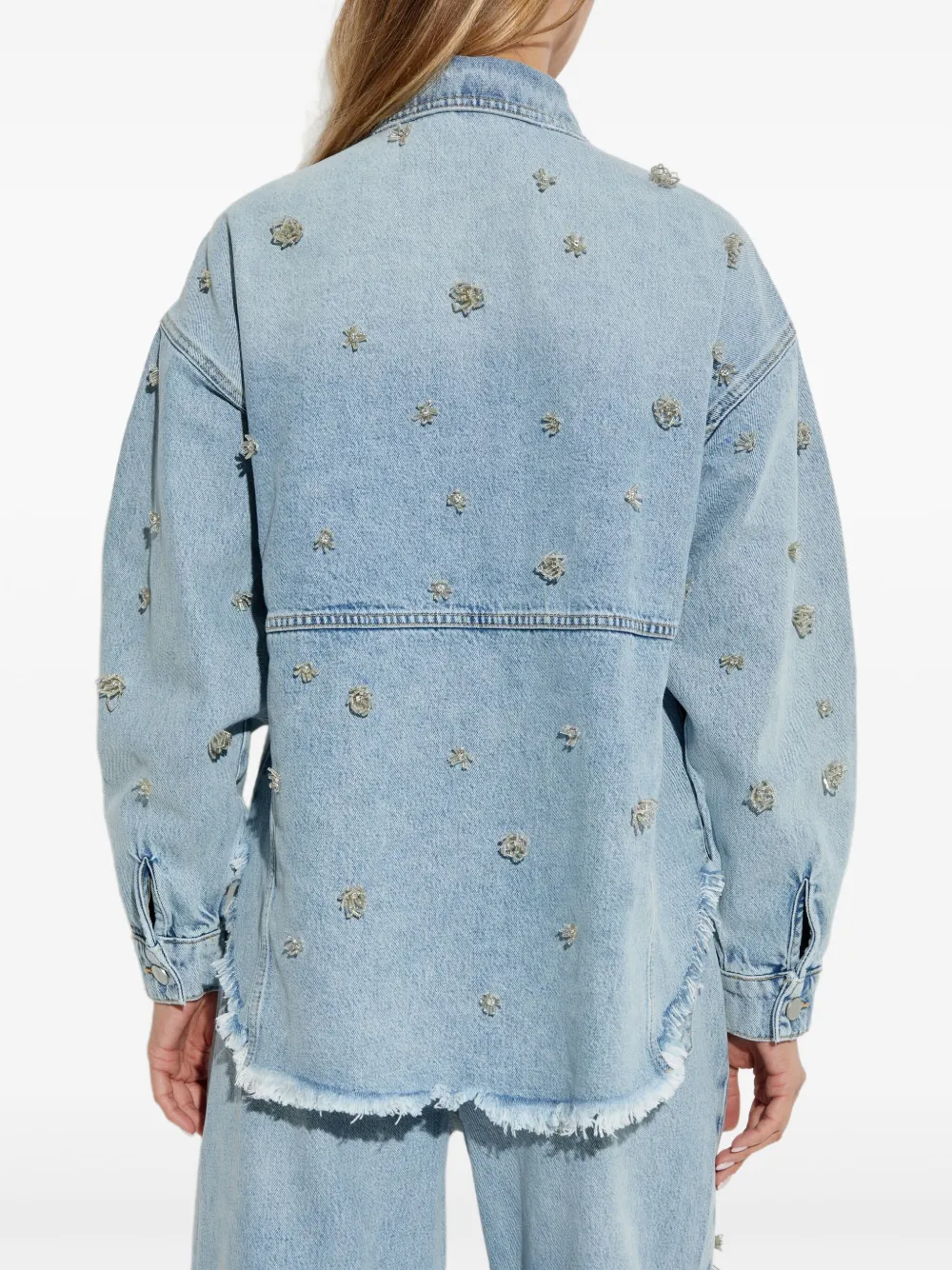 AllSaints Hettie denim jack Blauw