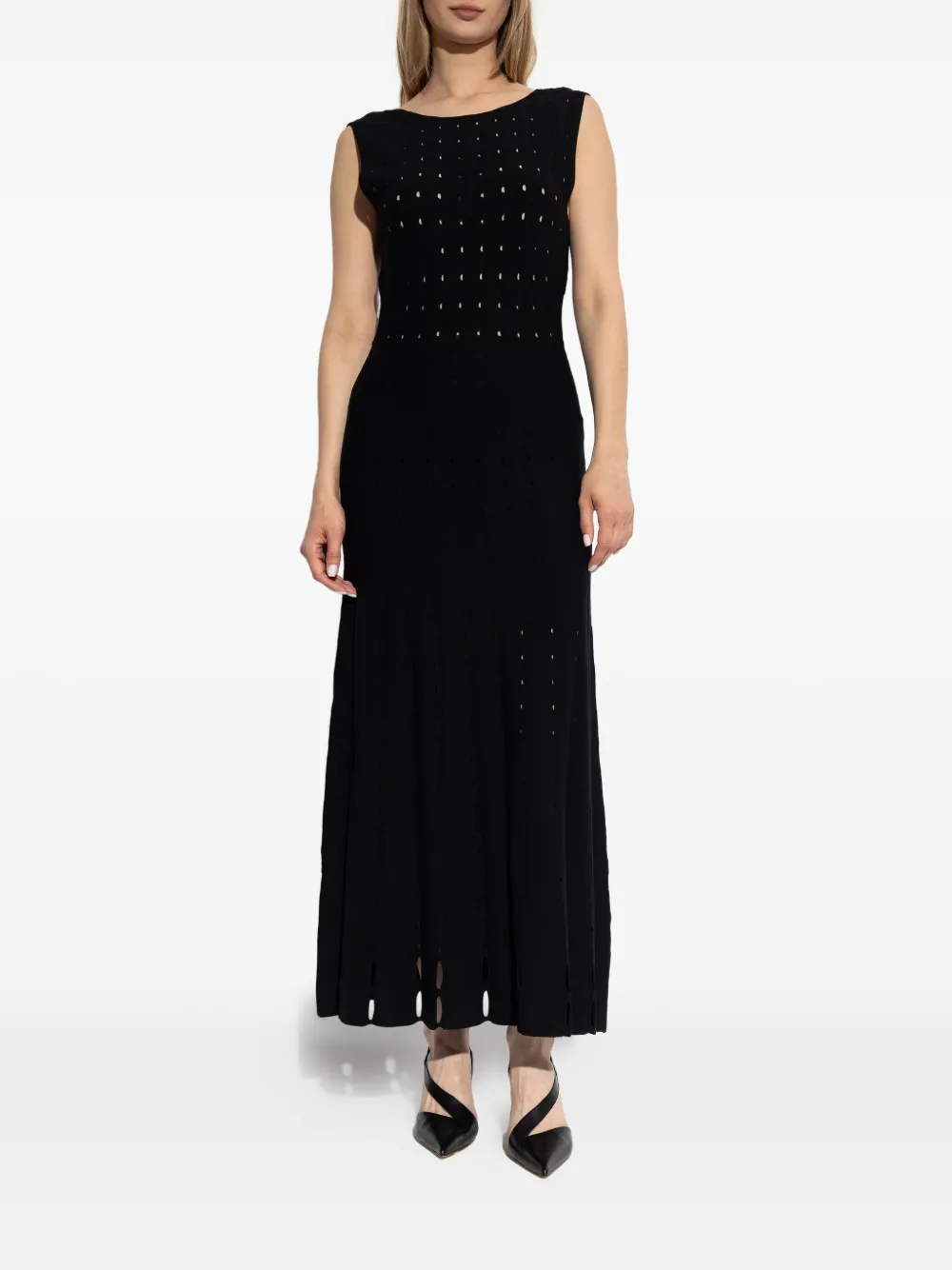 Gestuz Muriel maxi-jurk - Zwart