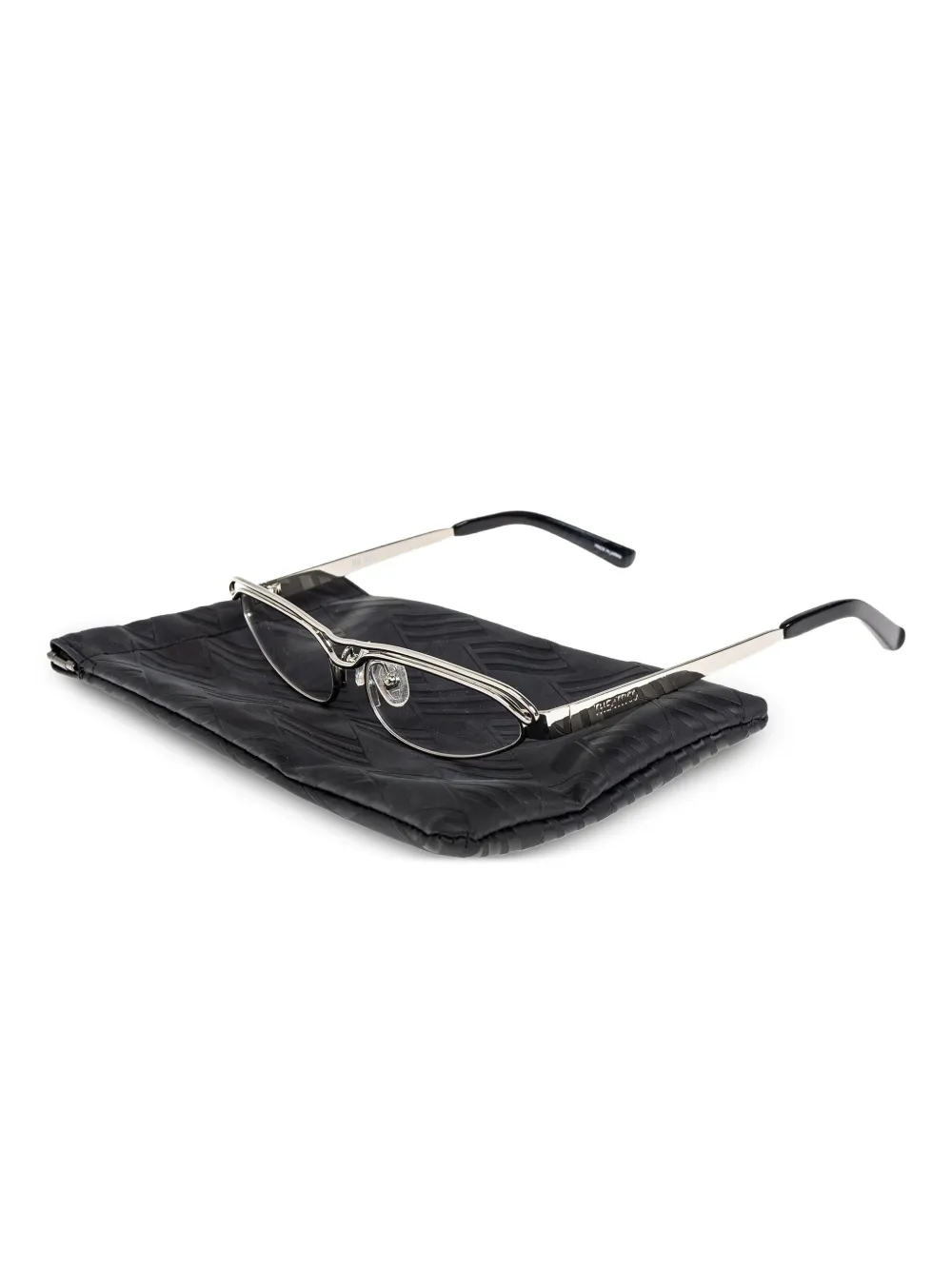 The Attico Bril met ovaal montuur Zilver