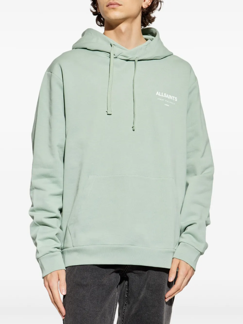 AllSaints Underground hoodie Groen