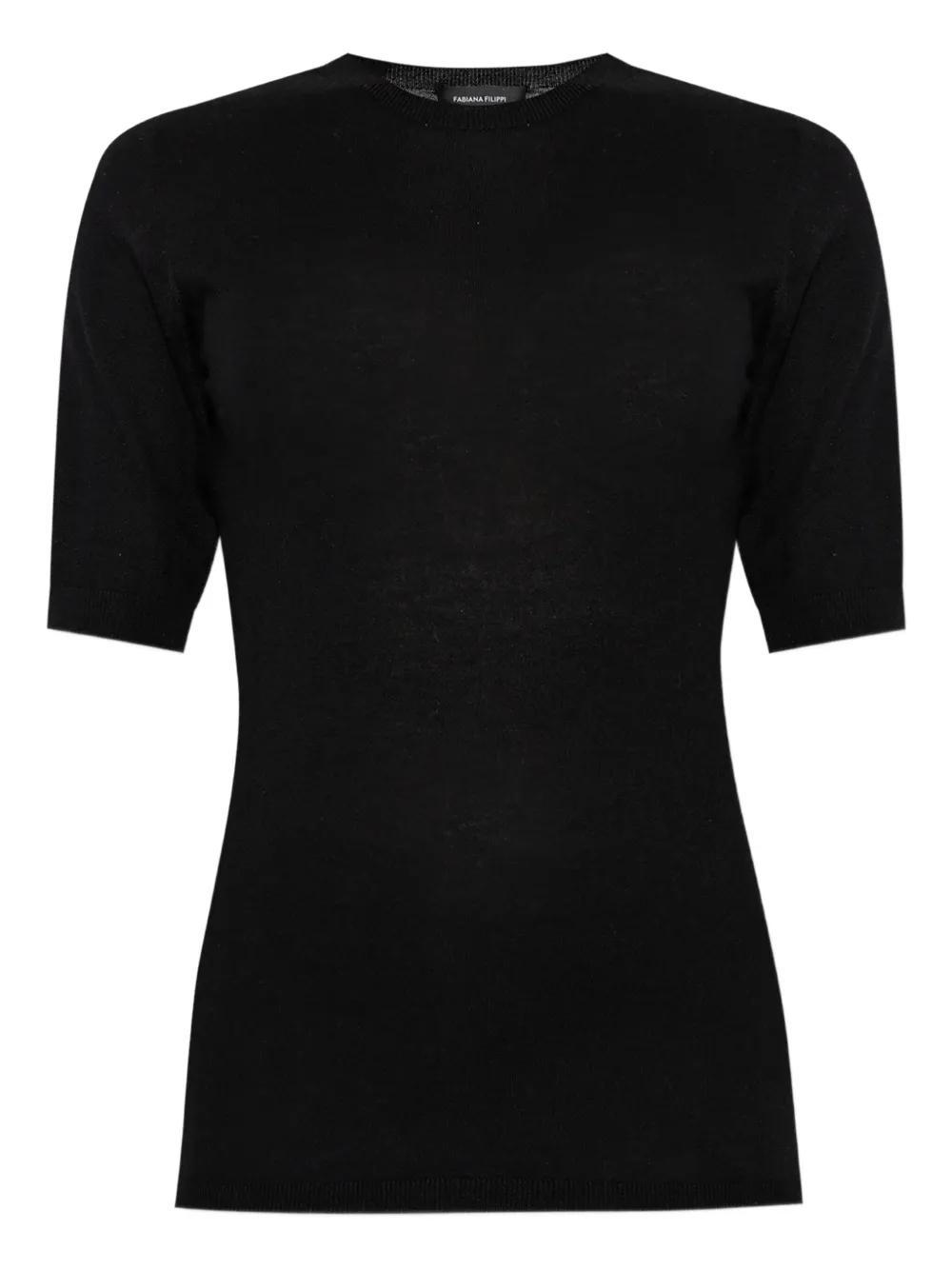 Fabiana Filippi T-shirt met ronde hals Zwart