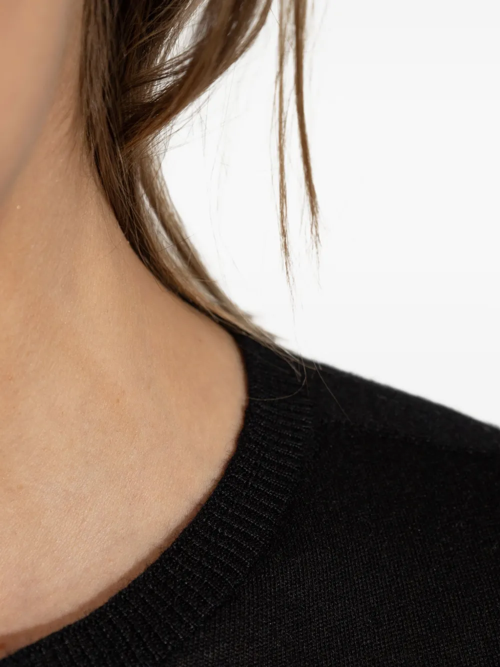 Fabiana Filippi T-shirt met ronde hals Zwart