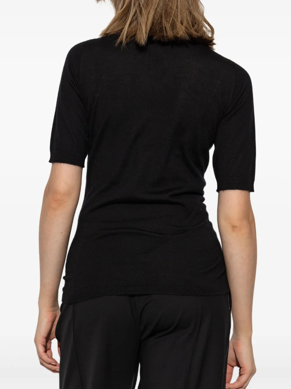 Fabiana Filippi T-shirt met ronde hals Zwart