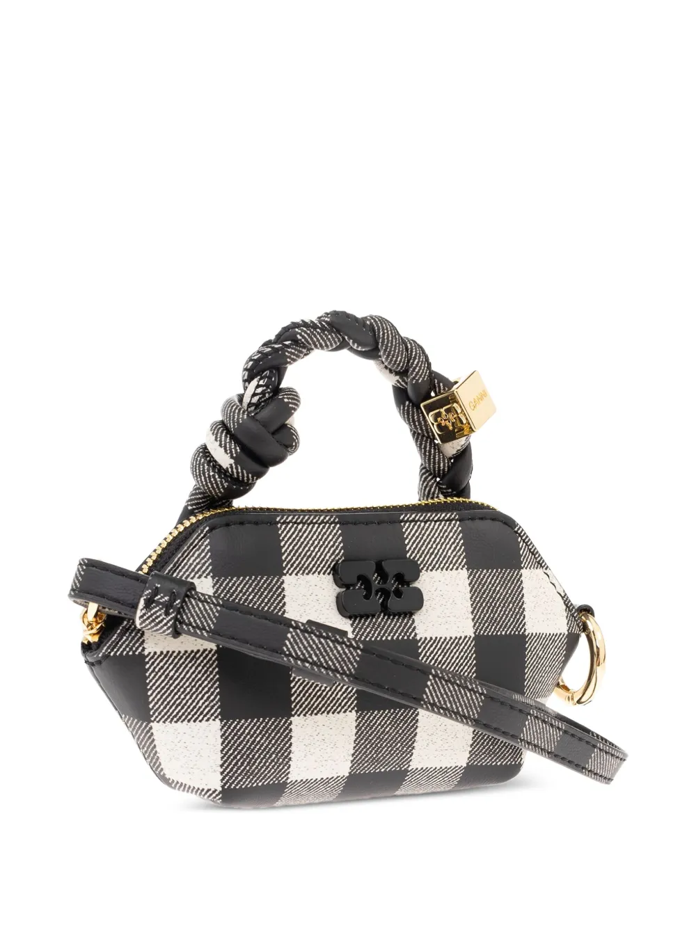 GANNI Kleine Bou crossbodytas Zwart