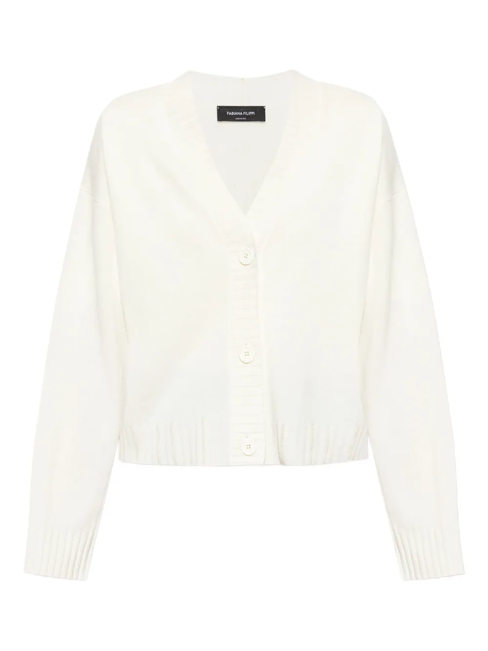 Fabiana Filippi Vest met V-hals Beige