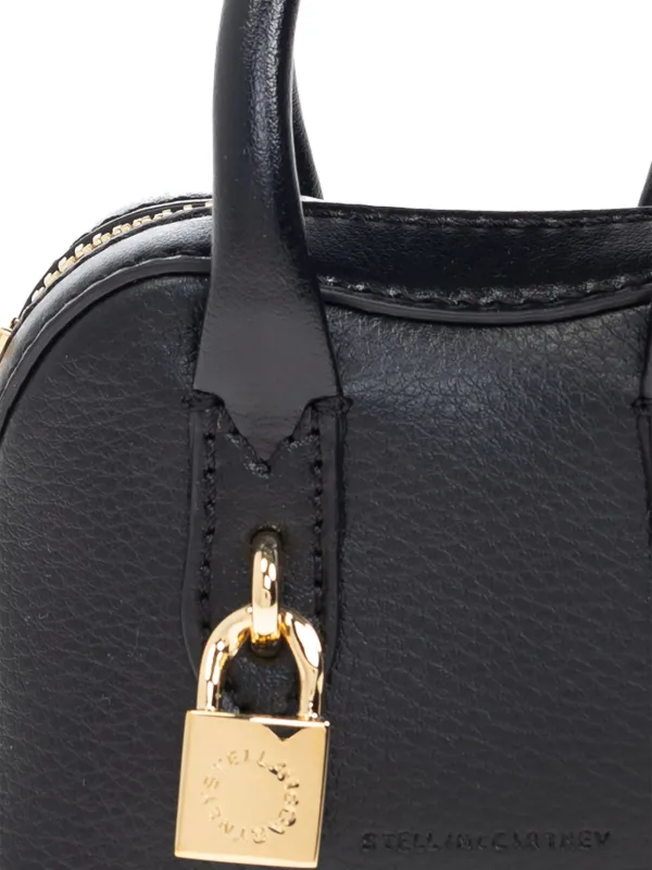 Stella McCartney padlock-detail Bag Charm | Black | FARFETCH