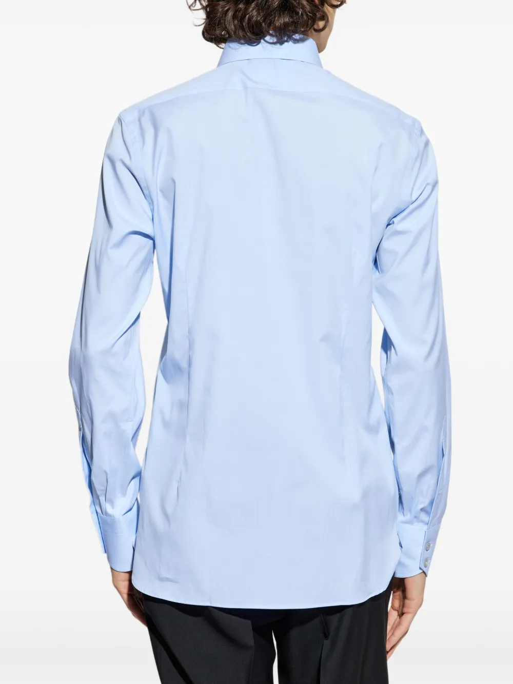 TOM FORD Katoenen overhemd Blauw