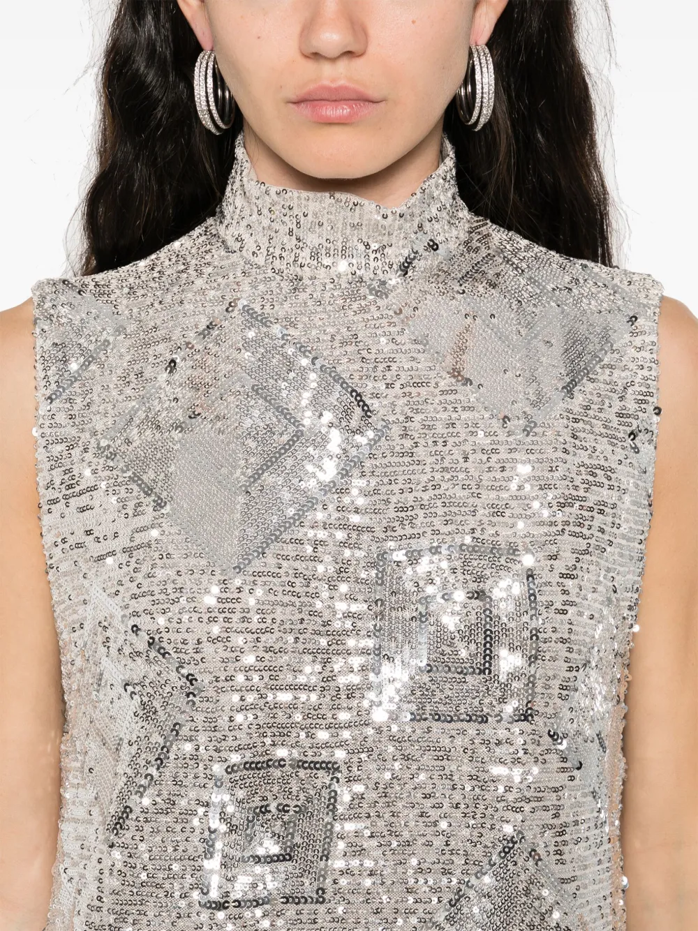 Shop Taller Marmo Sequinned Maxi Dress