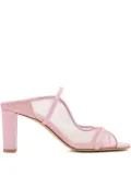 Malone Souliers 70mm mesh panel block-heel sandals - Pink