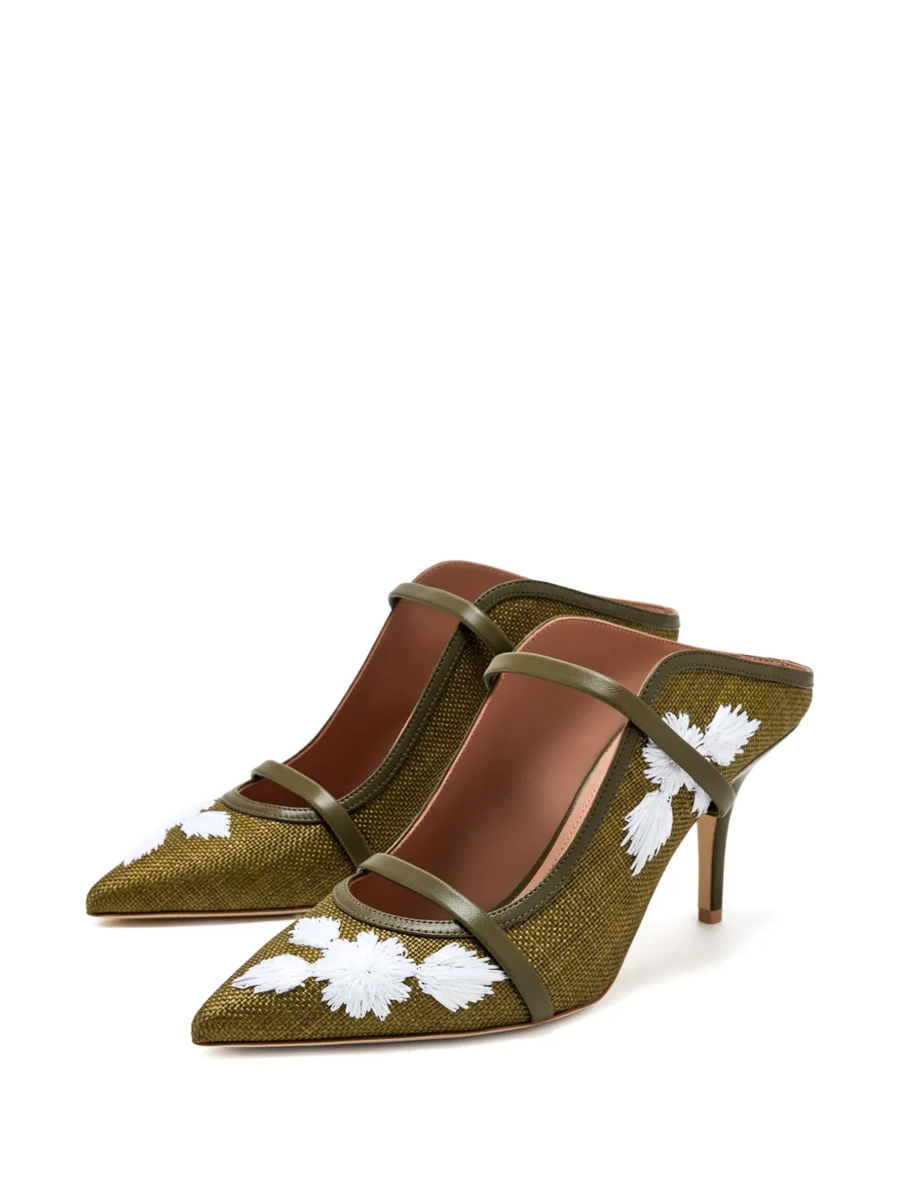 Shop Malone Souliers Embroidered Mules