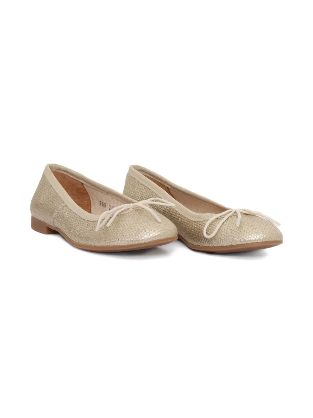 Pom D'api metallic ballet flats Neutrals