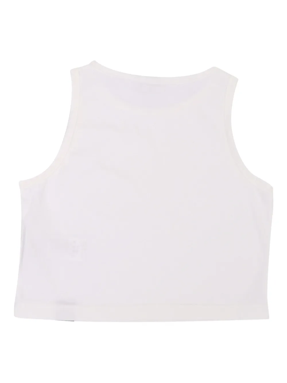 Aspesi Kids Mouwloze top met ronde hals Wit