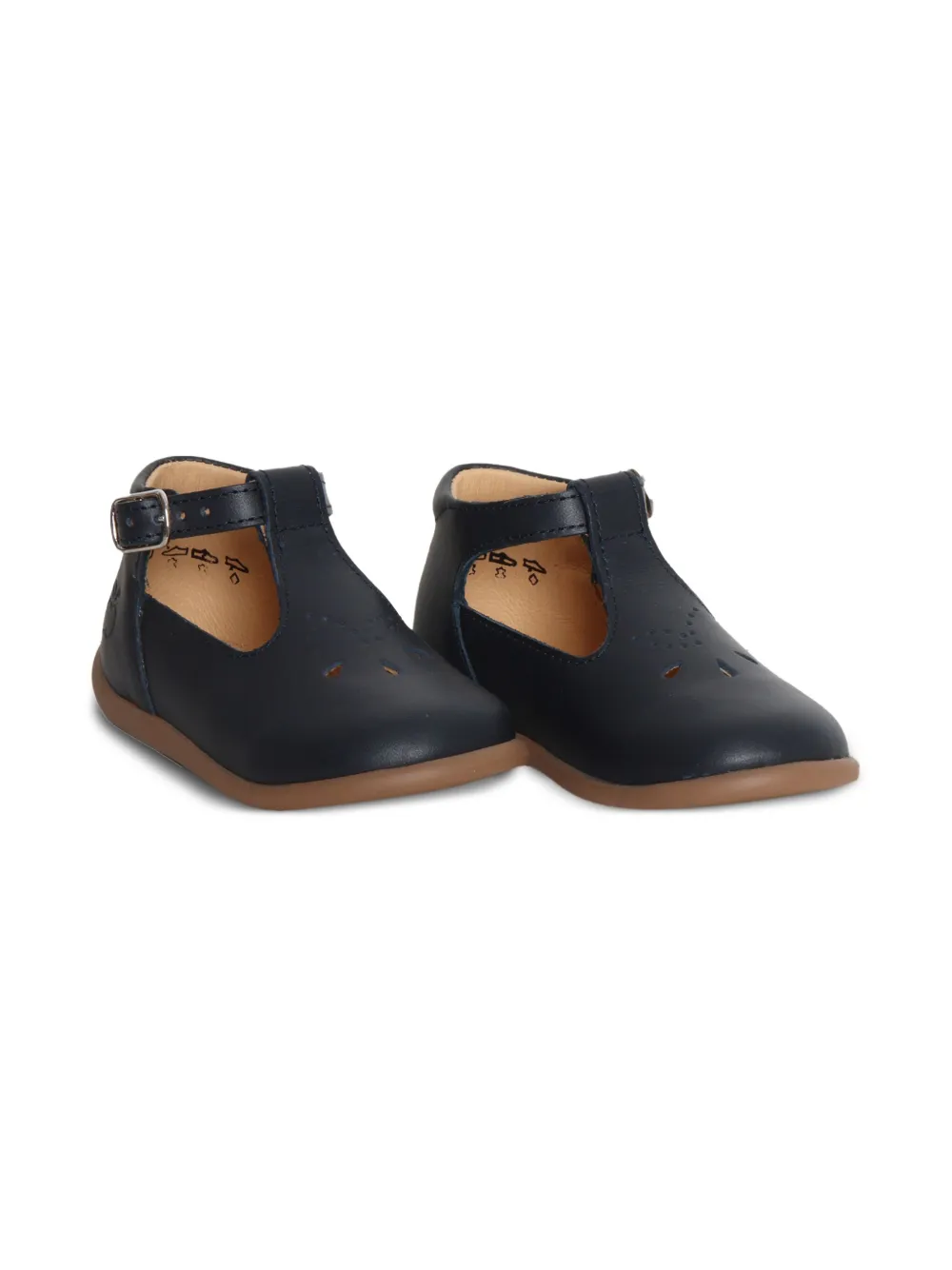 Pom D'api T-bar leather sandals Blue