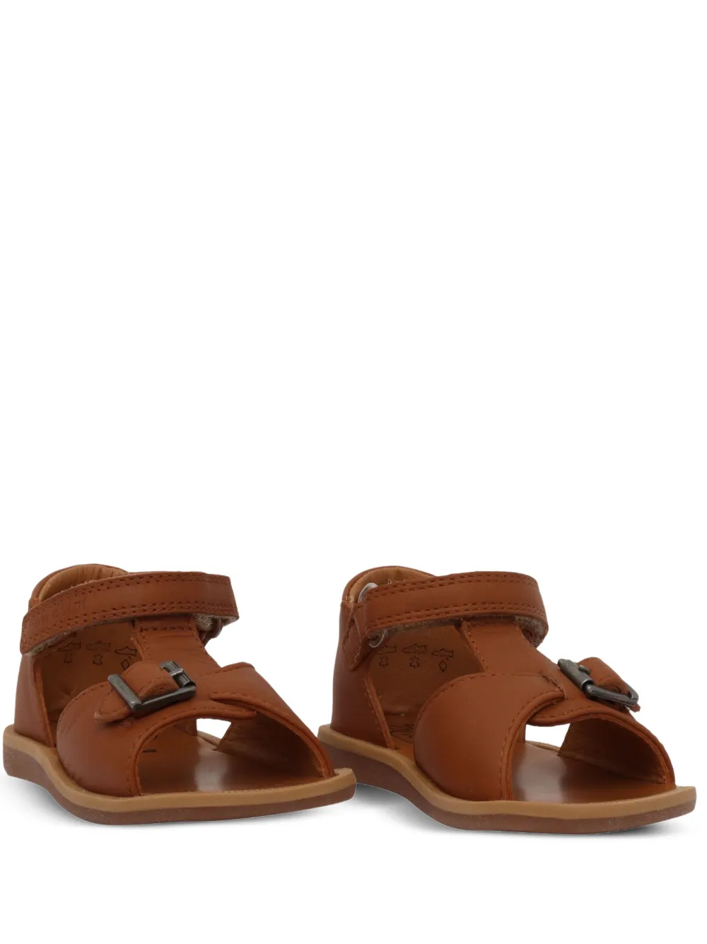 Pom D'api open-toe leather sandals Brown