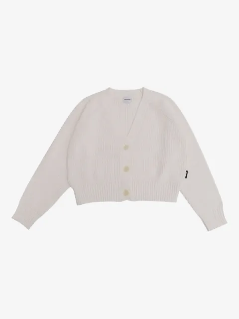 Aspesi Kids cardigan côtelé à boutonnière