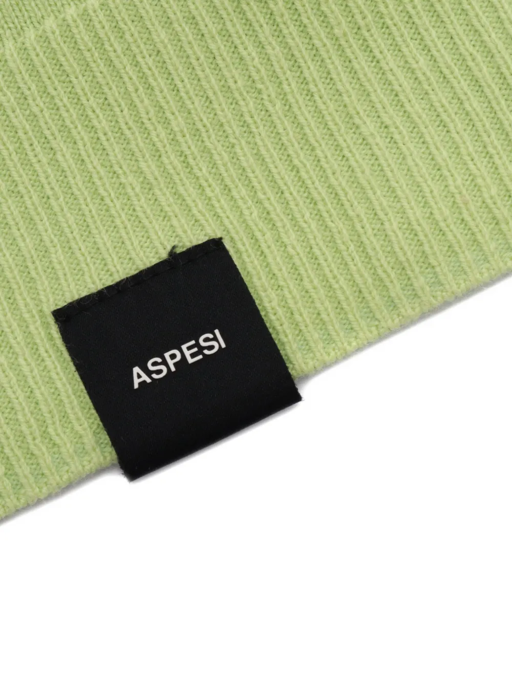Aspesi Kids Geribbelde cropped trui Groen