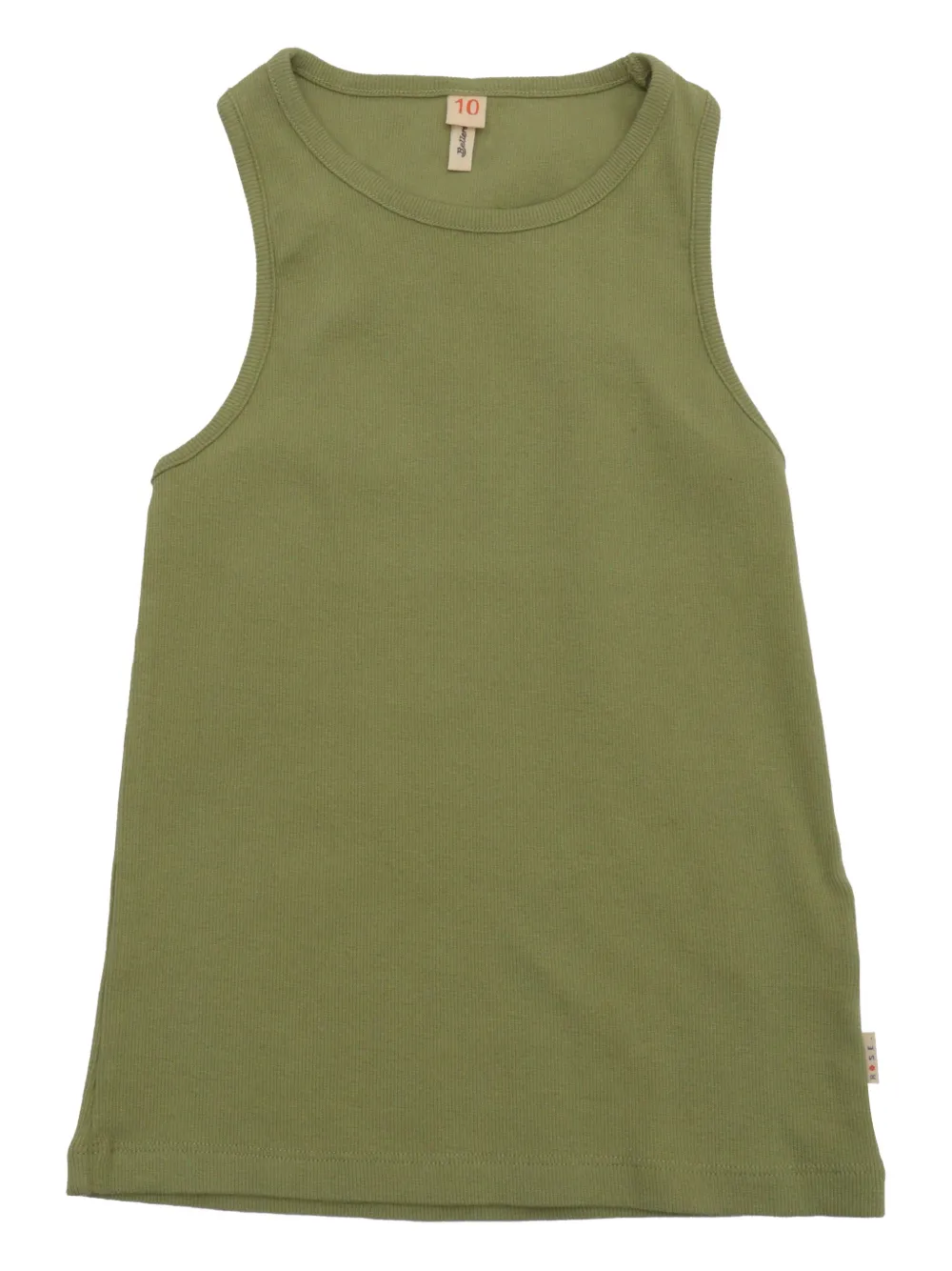 Bellerose Kids Geribbelde tanktop Groen