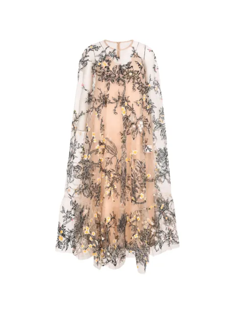 Biyan Galari embroidered beaded tulle dress