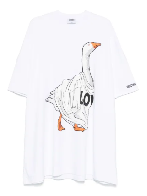 Moschino Duck-print mini dress