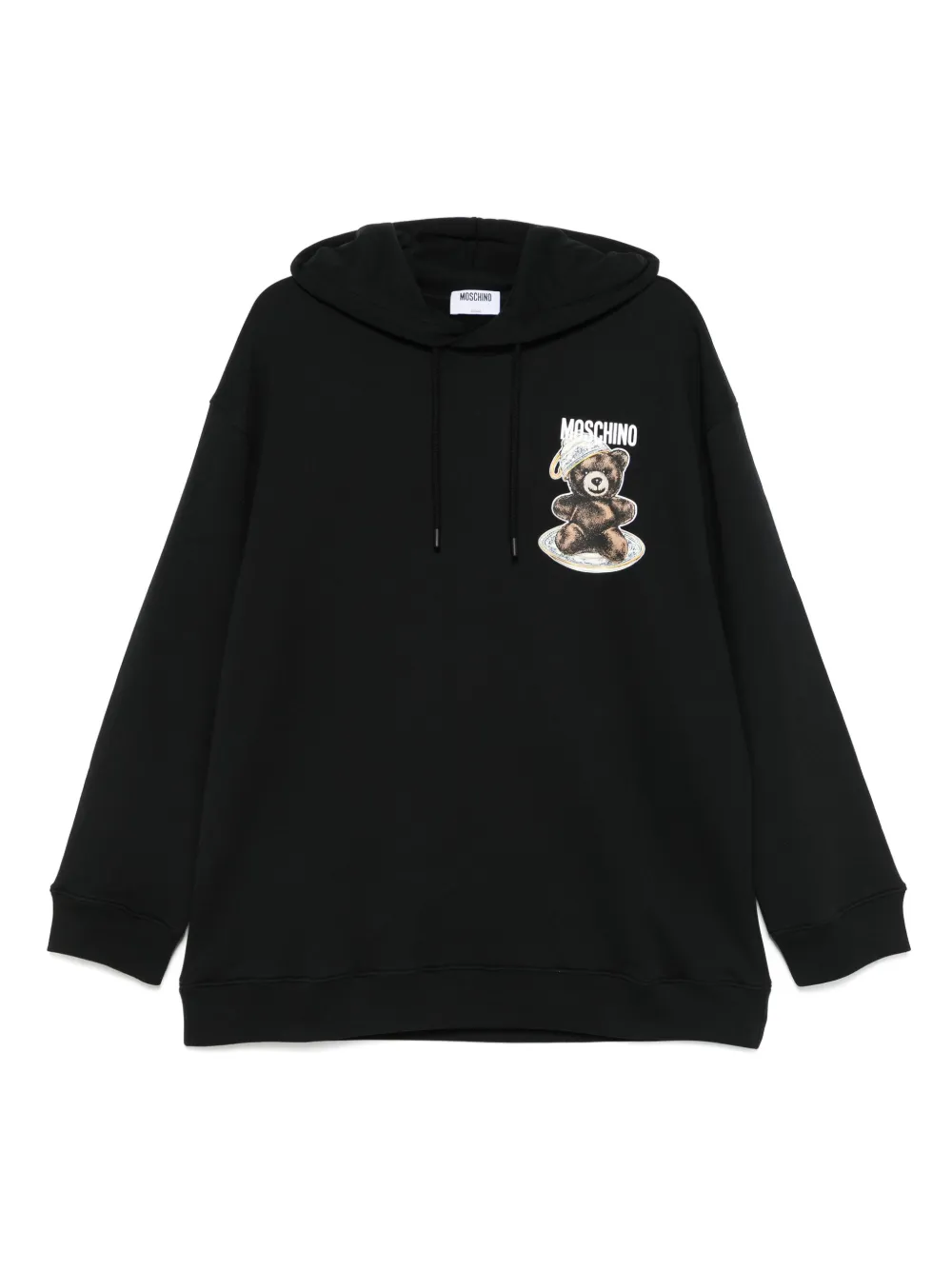 Moschino Bear hoodie Zwart