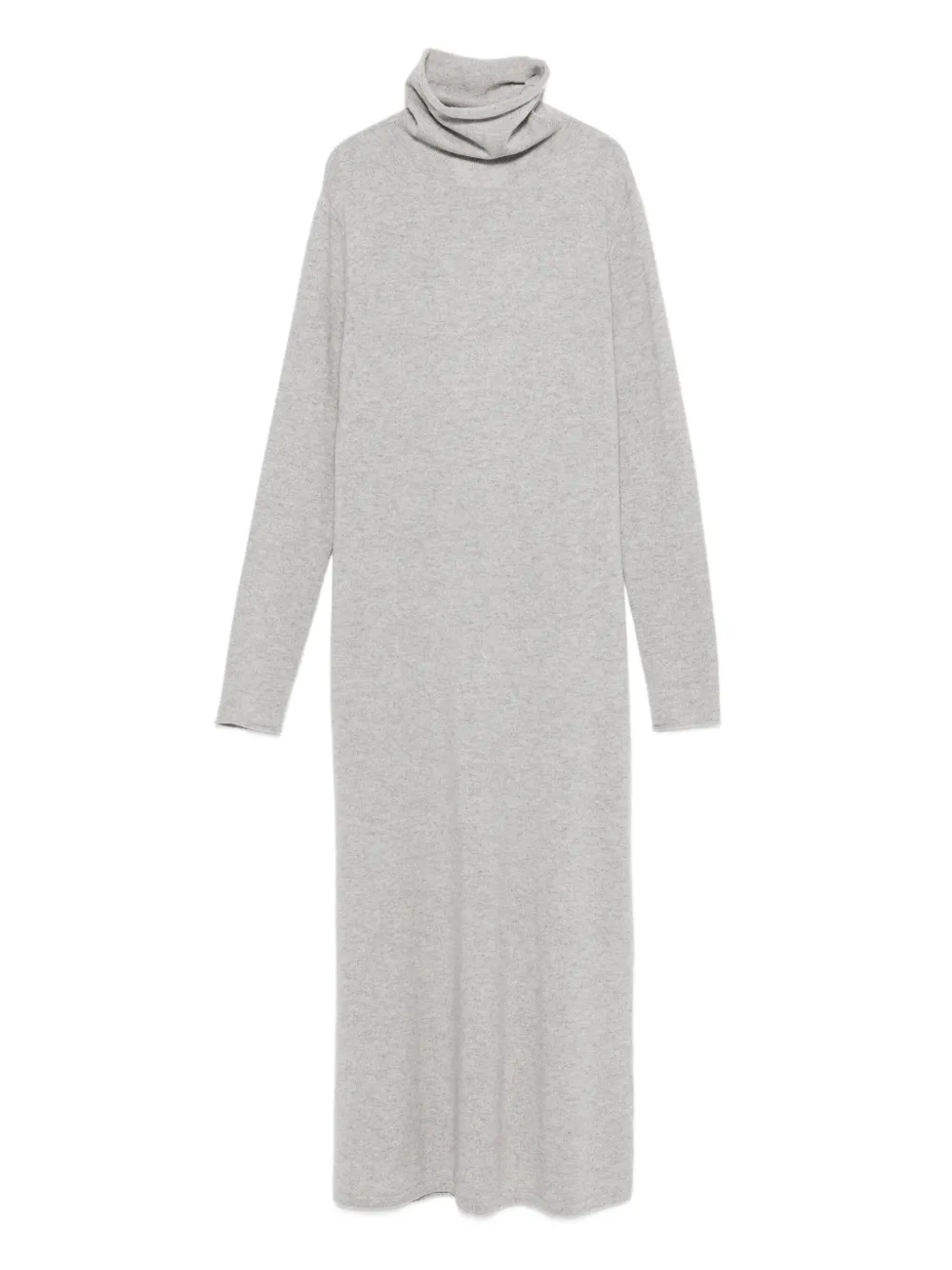 Lisa Yang turtleneck long-sleeve dress | Grey | Image 1