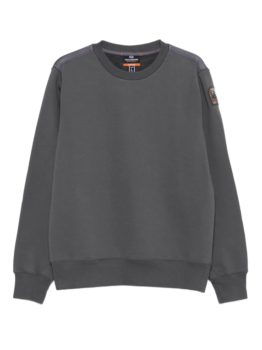 Parajumpers Sweater met logopatch Grijs