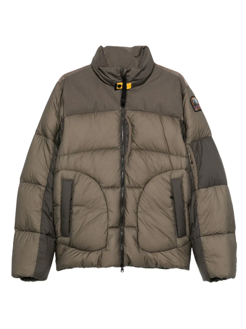 Parajumpers quilted panelled down jacket | Brown | Image 1