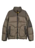 Parajumpers quilted panelled down jacket - Brown