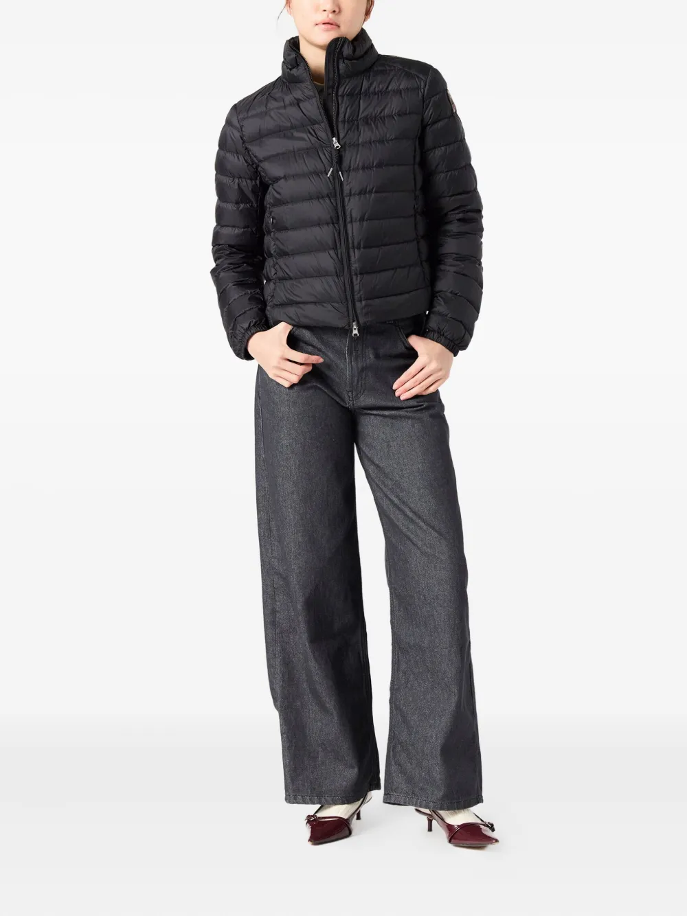 Parajumpers Gewatteerd jack met col Zwart