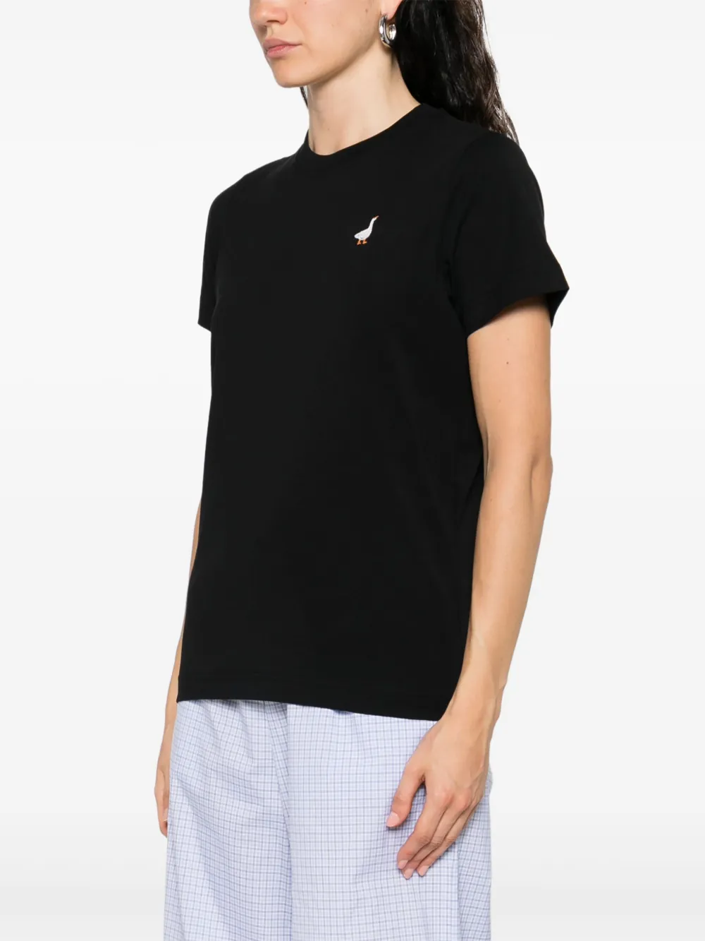 Moschino T-shirt met logoprint Zwart