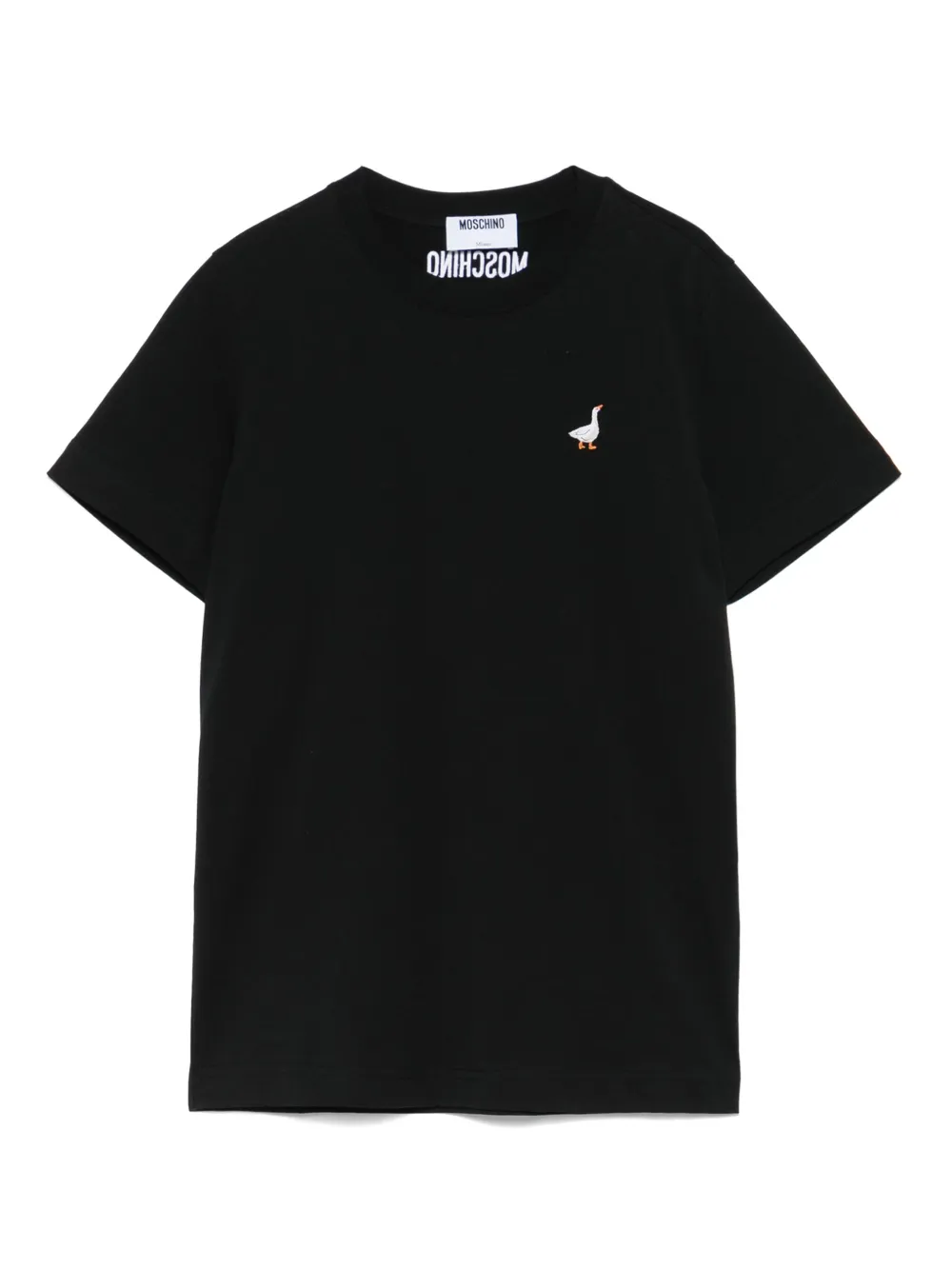 Moschino T-shirt met logoprint Zwart