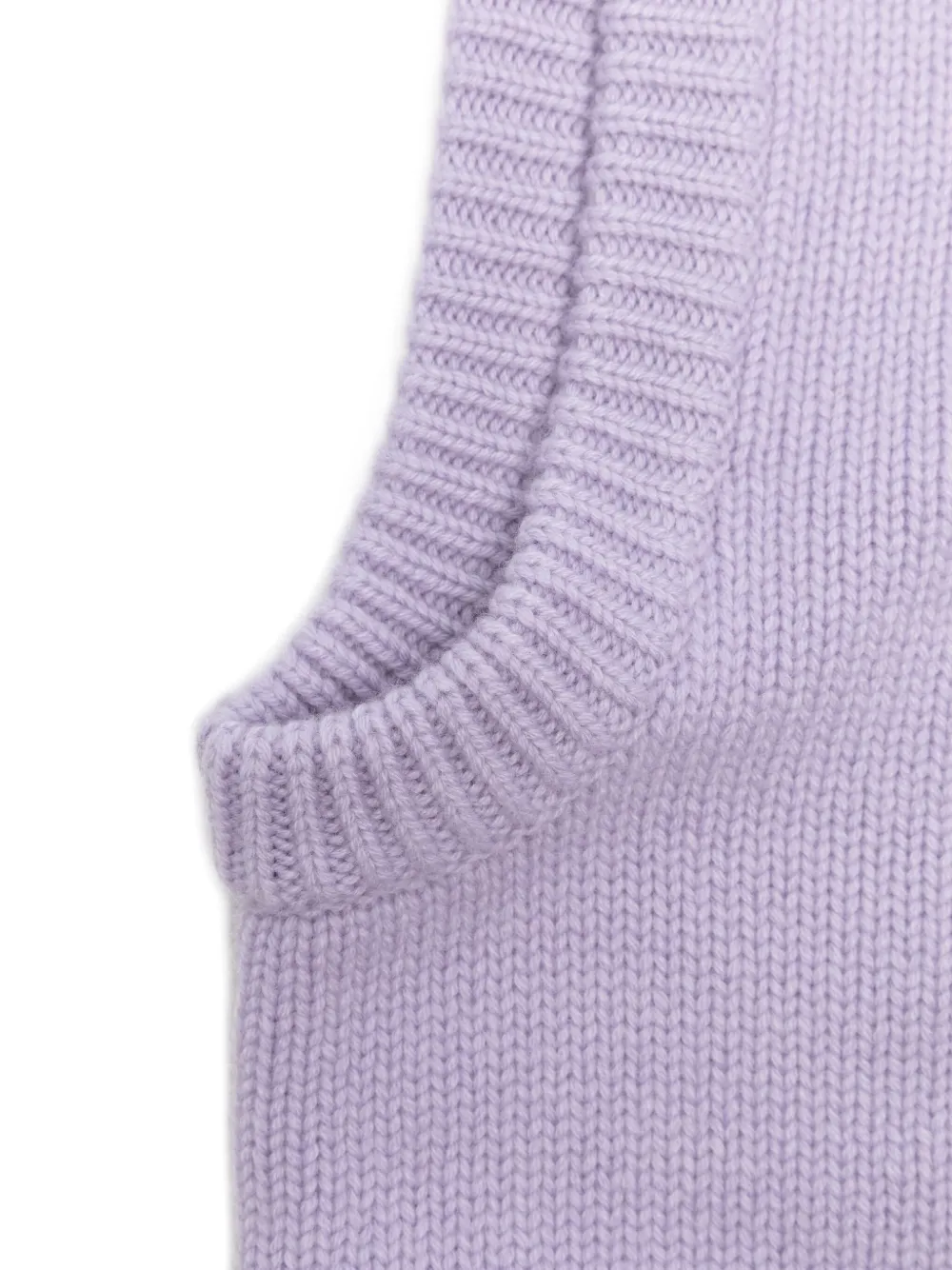 Lisa Yang Knitted Balaclava In Purple