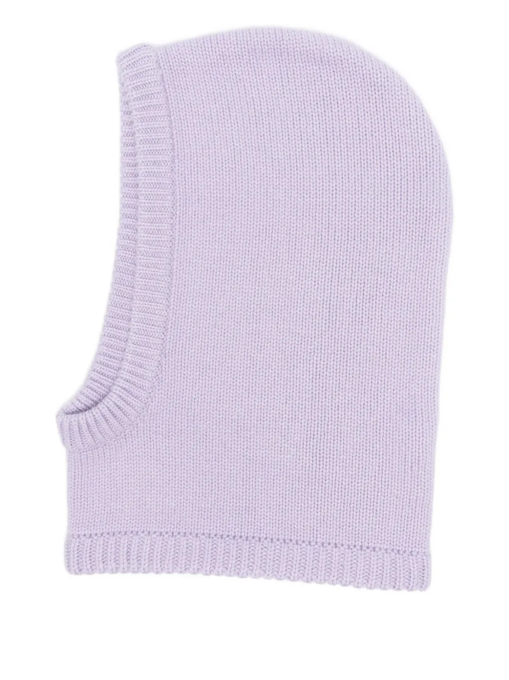 Lisa Yang Knitted Balaclava In Purple