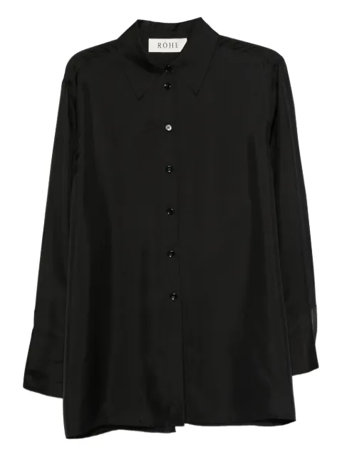 Róhe open-back silk shirt